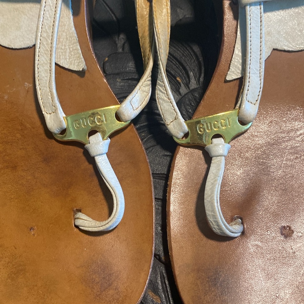 Vintage Gucci Sandals sz 7 - Picture 3 of 7